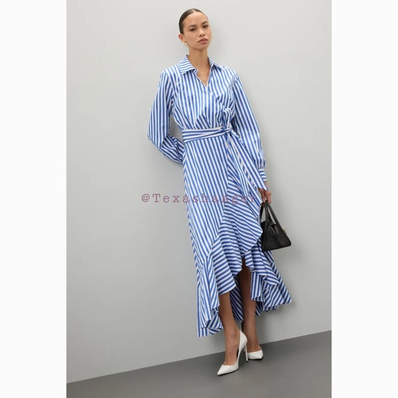 kate spade Dresses & Skirts - NWT Kate Spade Julia Stripe Wrap Dress S Small